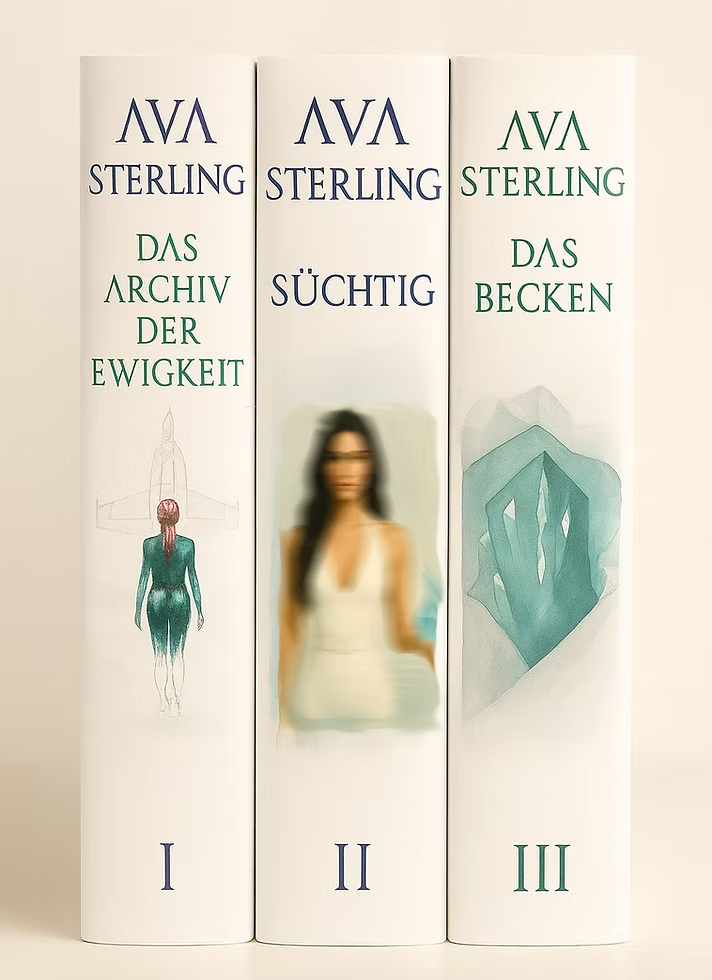 Die drei Bände der Ava-Sterling-Trilogie: Das Archiv der Ewigkeit, SÜCHTIG und Das Becken